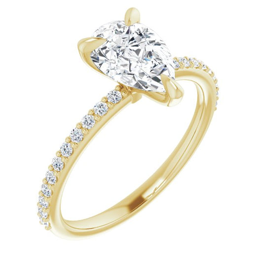 Accented Engagement Ring