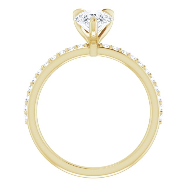 Accented Engagement Ring