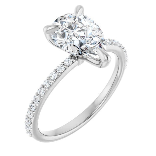Accented Engagement Ring