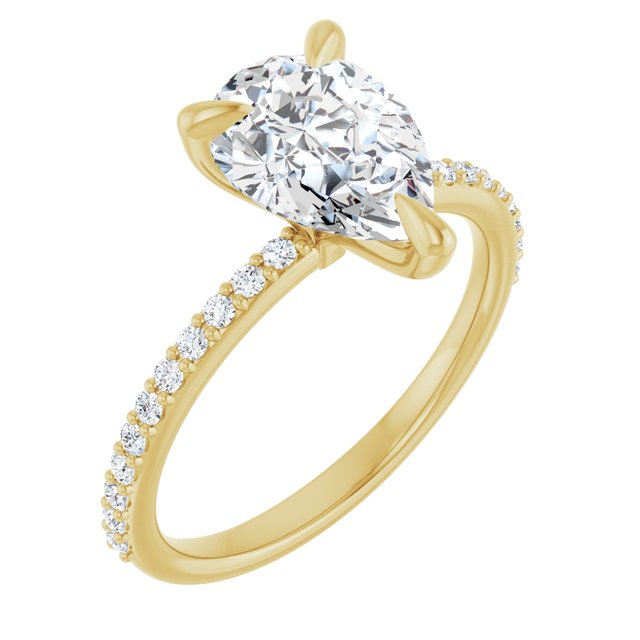 Accented Engagement Ring