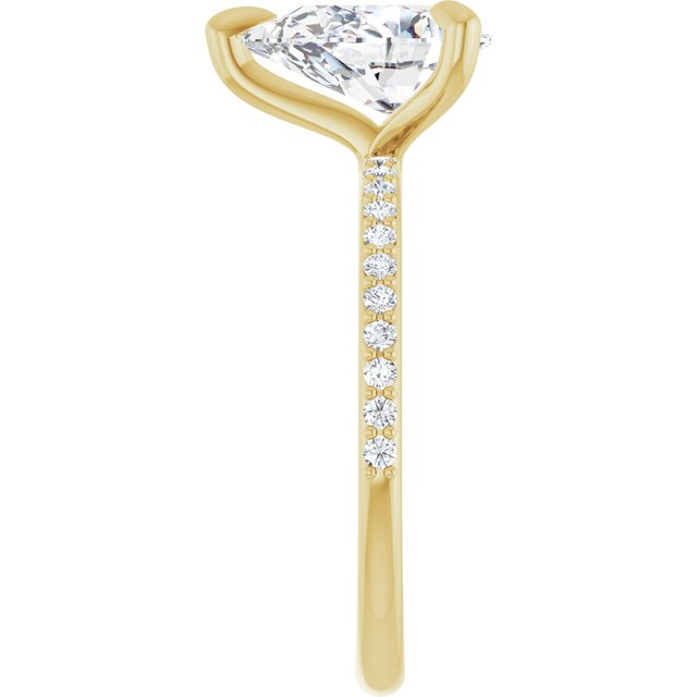 Accented Engagement Ring