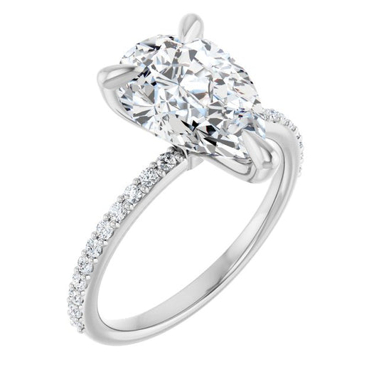 Accented Engagement Ring