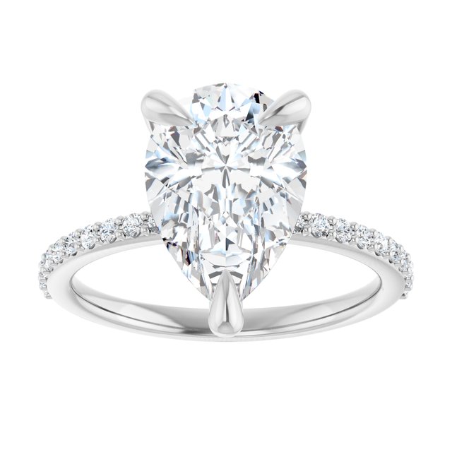Accented Engagement Ring