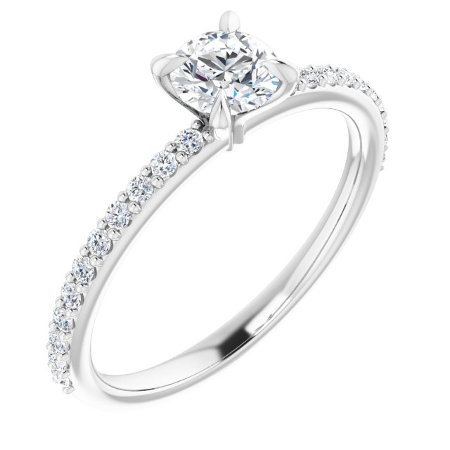Accented Engagement Ring