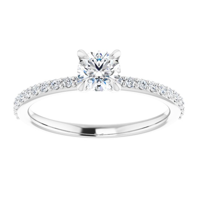 Accented Engagement Ring