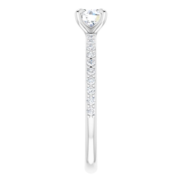 Accented Engagement Ring