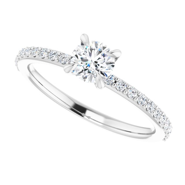 Accented Engagement Ring