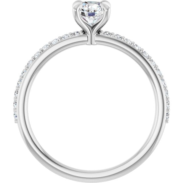 Accented Engagement Ring