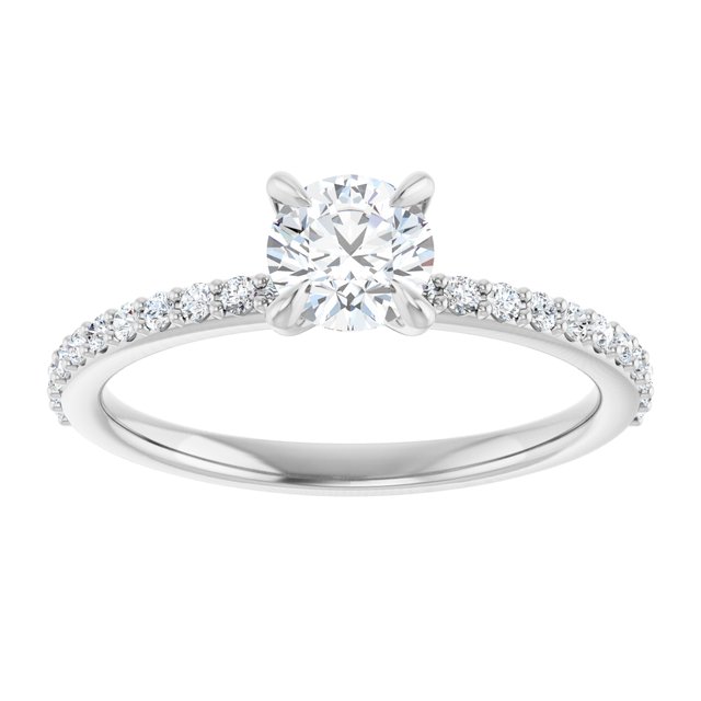 Accented Engagement Ring