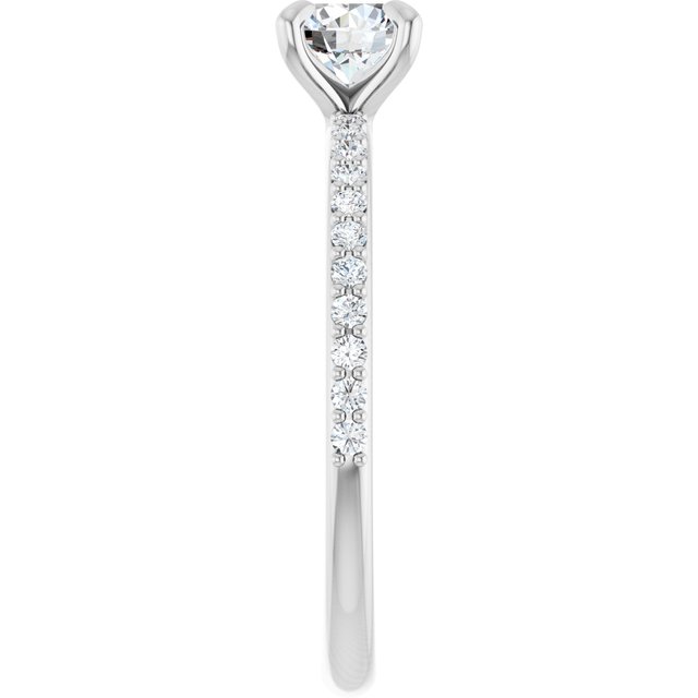 Accented Engagement Ring
