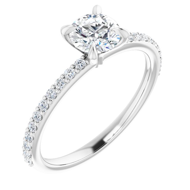 Accented Engagement Ring