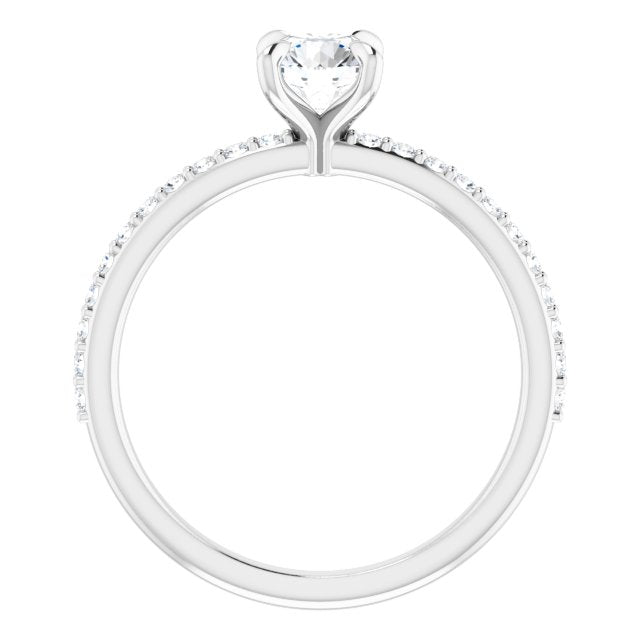 Accented Engagement Ring