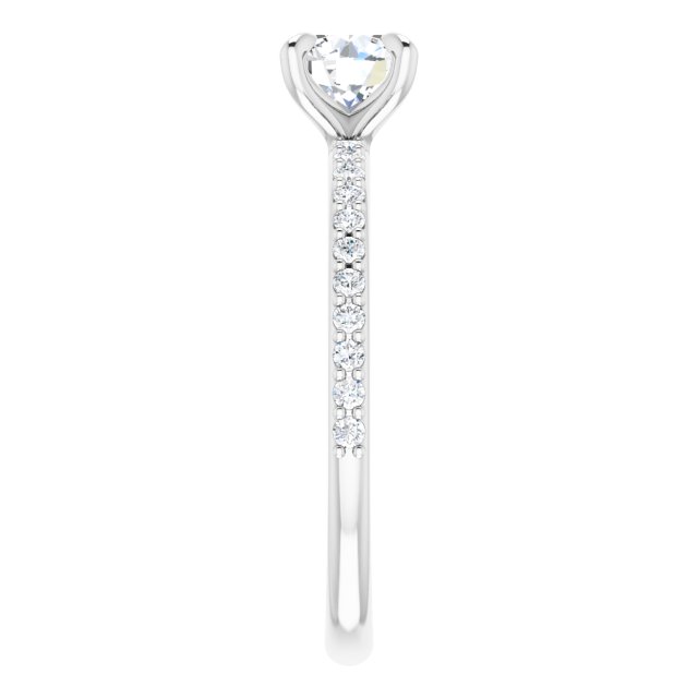 Accented Engagement Ring