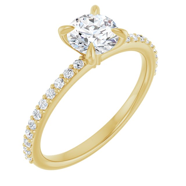 Accented Engagement Ring