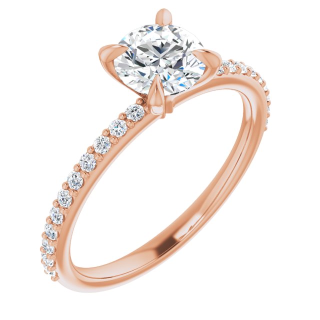Accented Engagement Ring