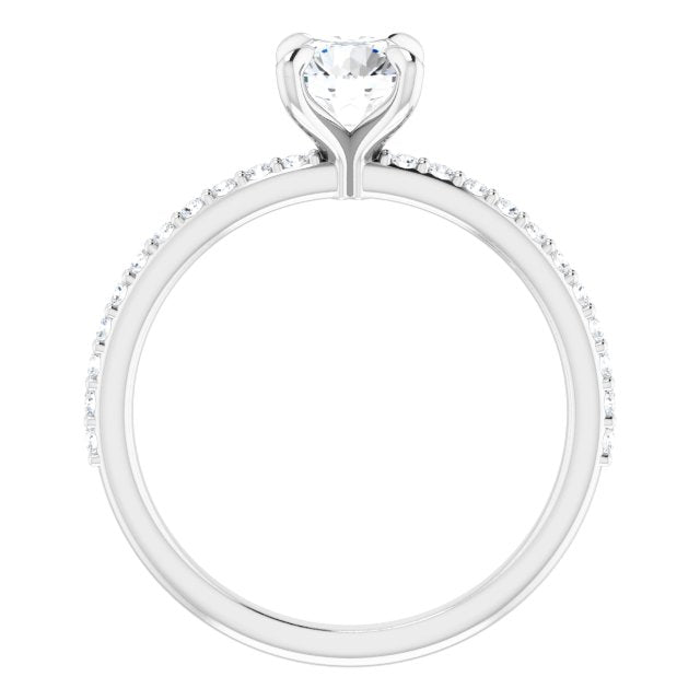 Accented Engagement Ring