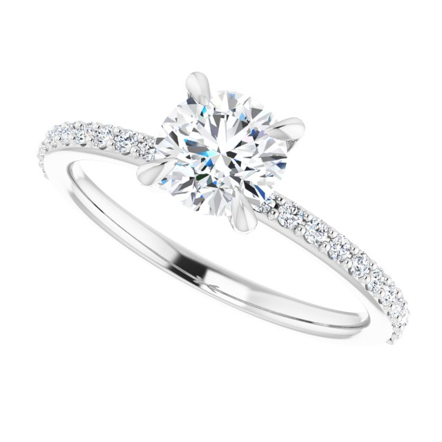Accented Engagement Ring