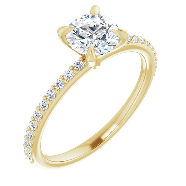Accented Engagement Ring