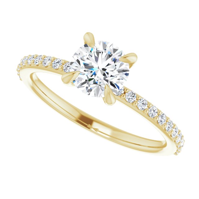 Accented Engagement Ring