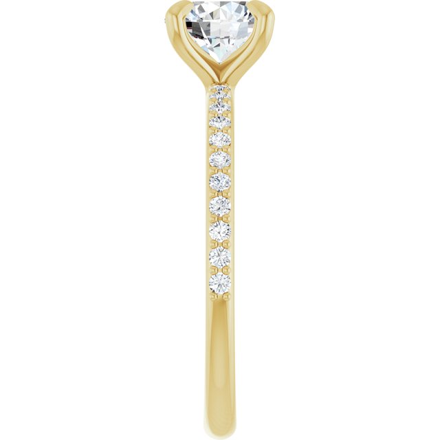 Accented Engagement Ring