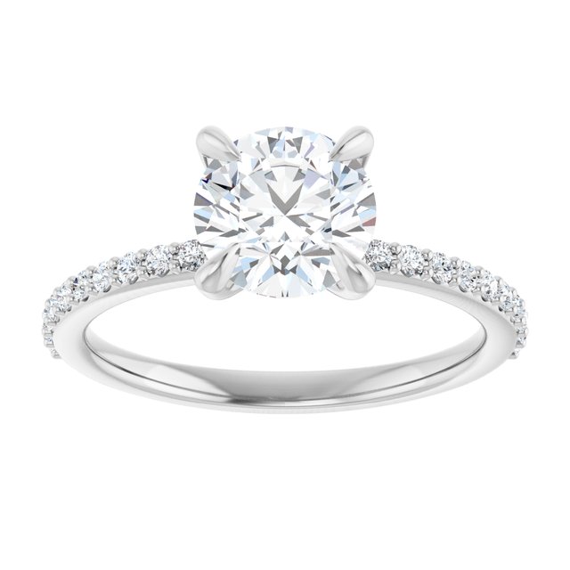 Accented Engagement Ring
