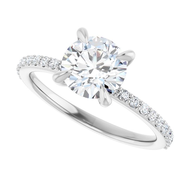 Accented Engagement Ring