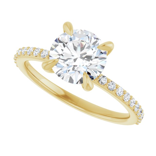Accented Engagement Ring
