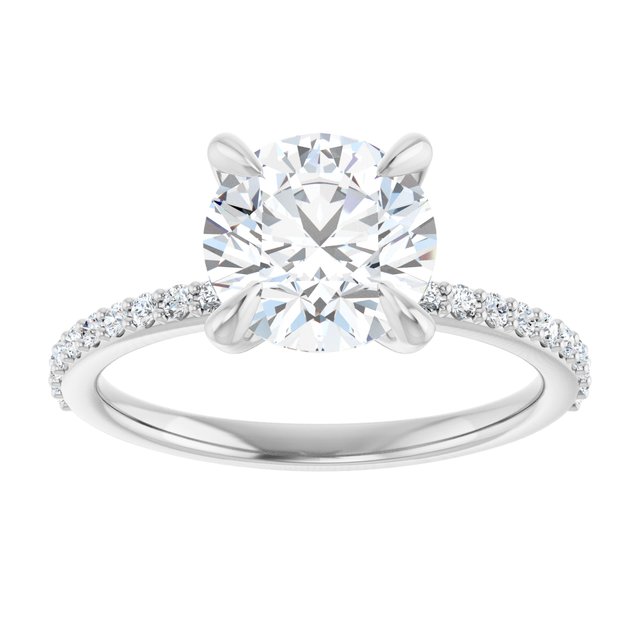 Accented Engagement Ring