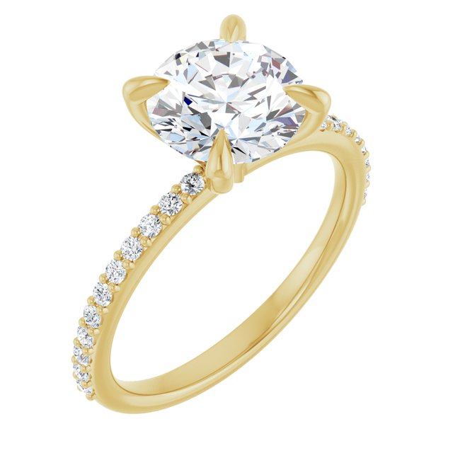 Accented Engagement Ring