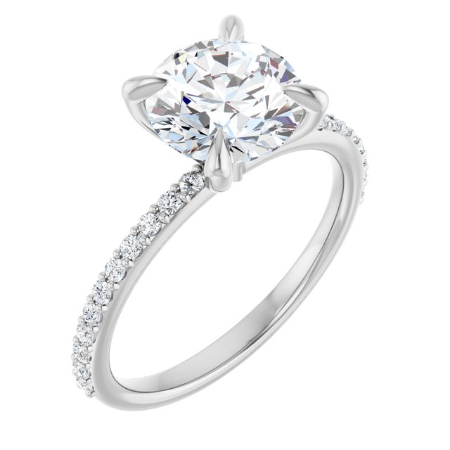 Accented Engagement Ring