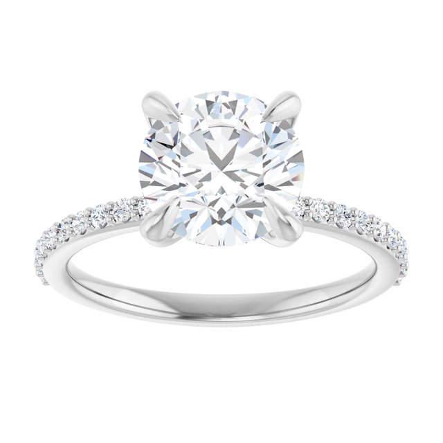 Accented Engagement Ring