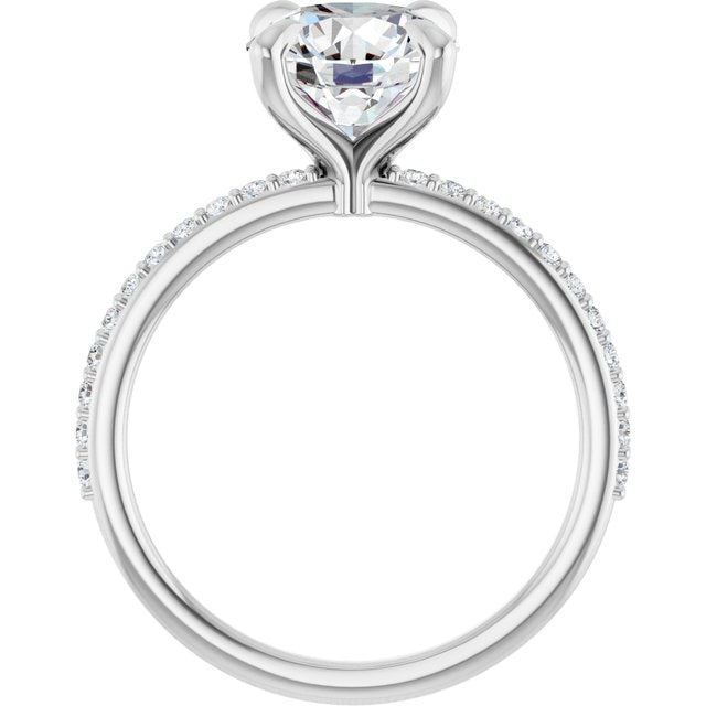 Accented Engagement Ring