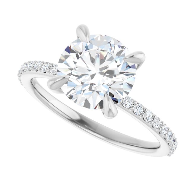 Accented Engagement Ring