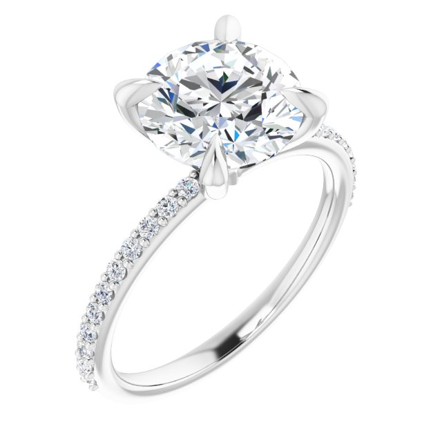 Accented Engagement Ring