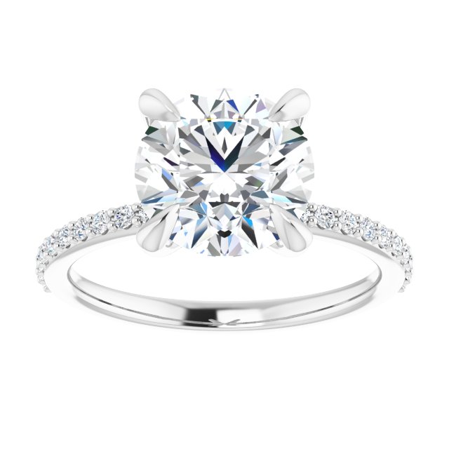 Accented Engagement Ring
