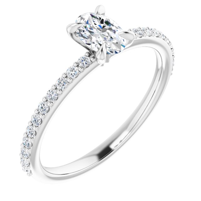 Accented Engagement Ring