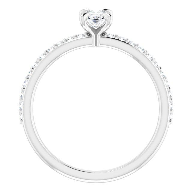 Accented Engagement Ring
