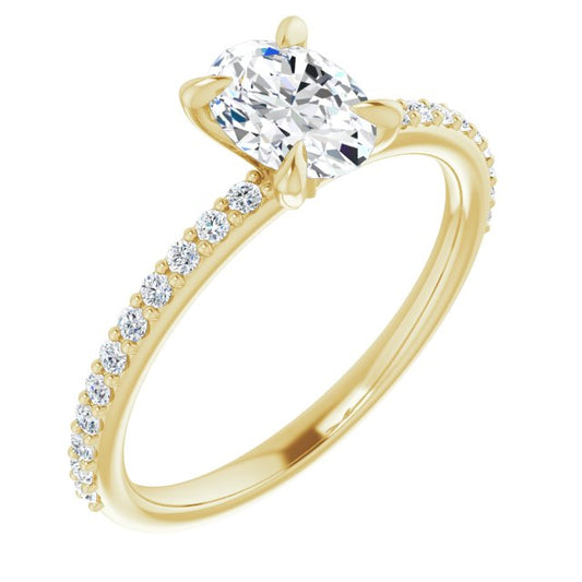 Accented Engagement Ring