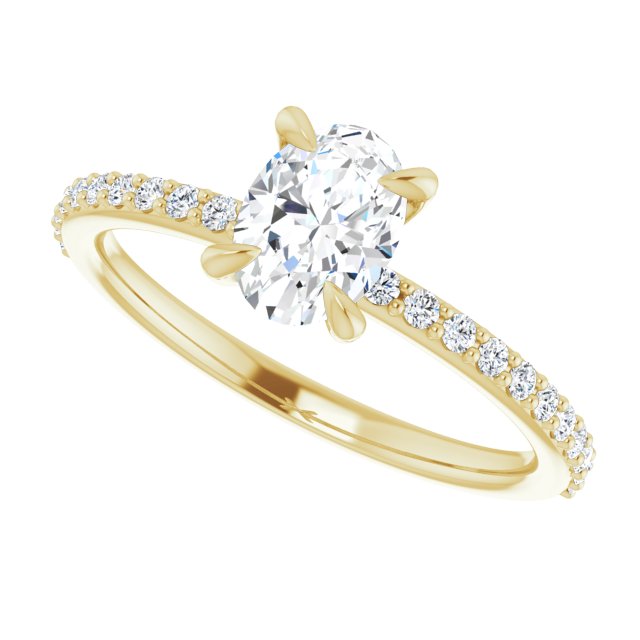 Accented Engagement Ring