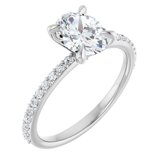 Accented Engagement Ring