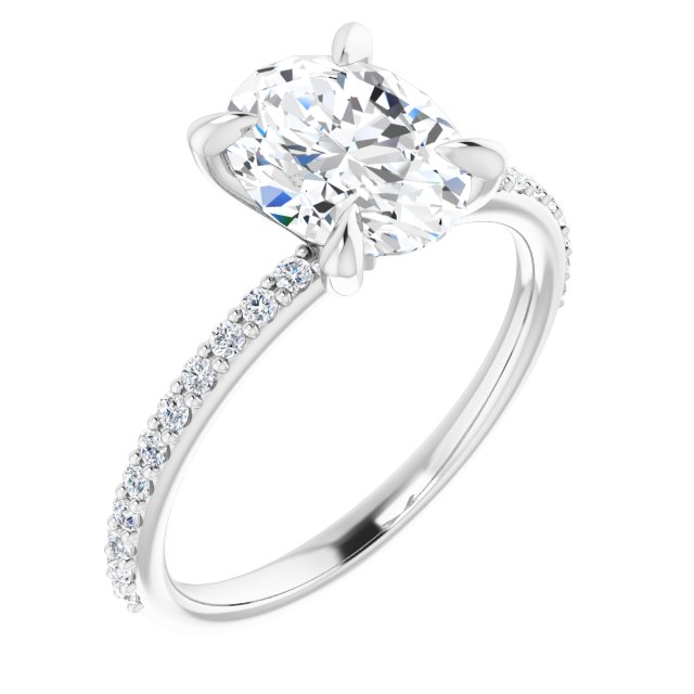 Accented Engagement Ring