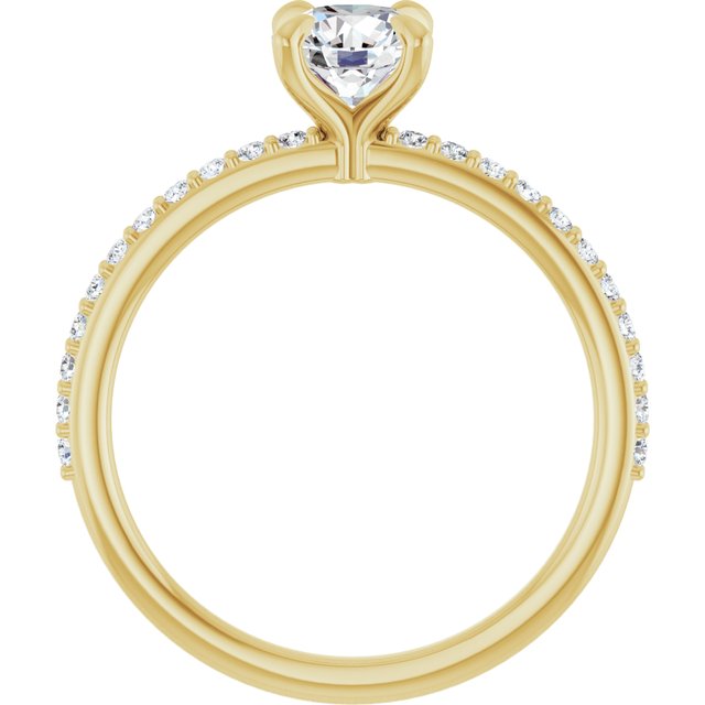 Accented Engagement Ring