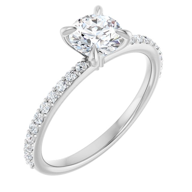 Accented Engagement Ring