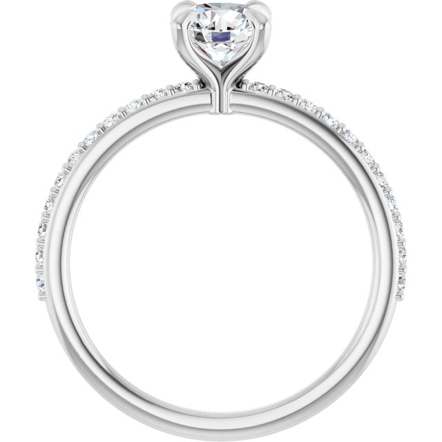 Accented Engagement Ring