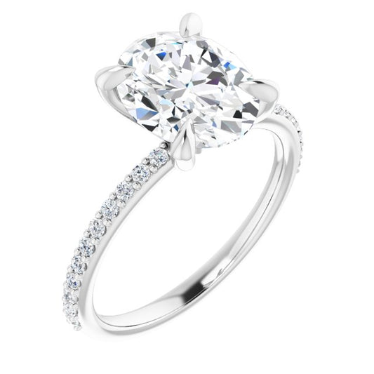 Accented Engagement Ring