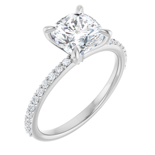 Accented Engagement Ring