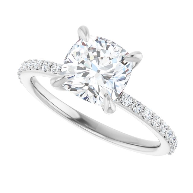 Accented Engagement Ring