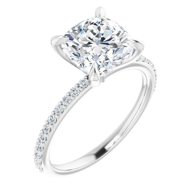 Accented Engagement Ring