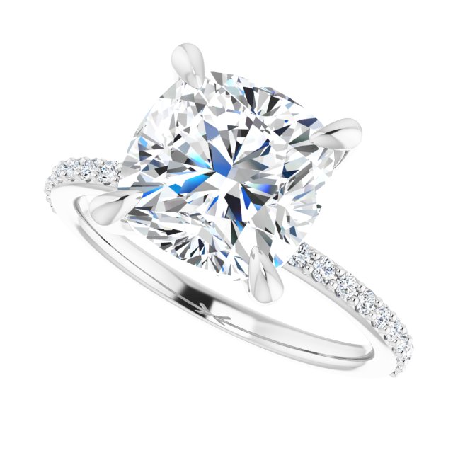 Accented Engagement Ring