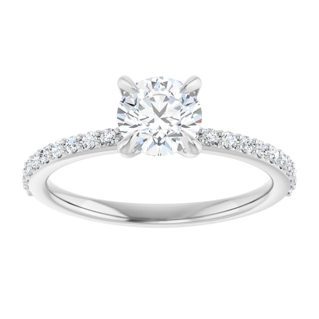 Accented Engagement Ring
